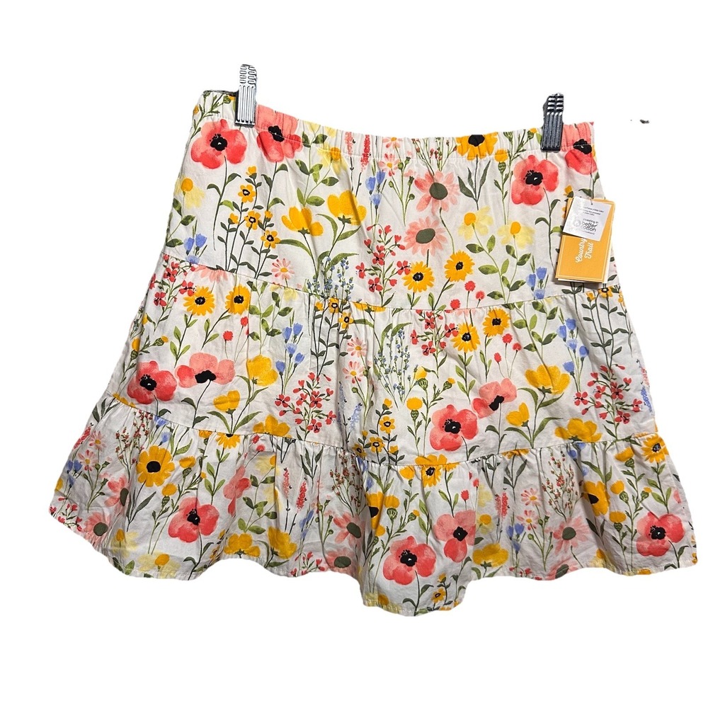 Gymboree Skirt  12 Floral Tiered Skort Country‎ Trail NWT Poppys Yellow